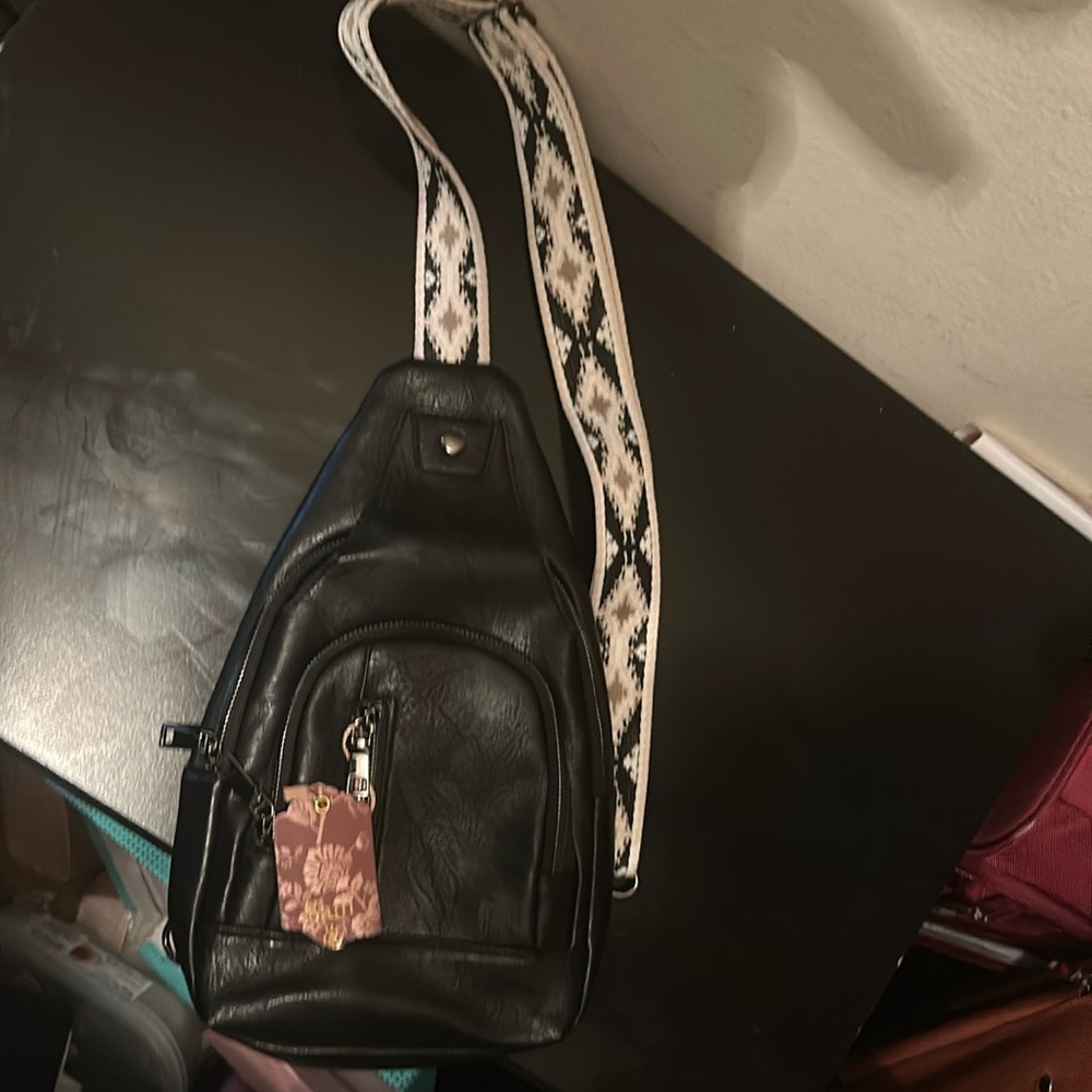 Black crossbody bag